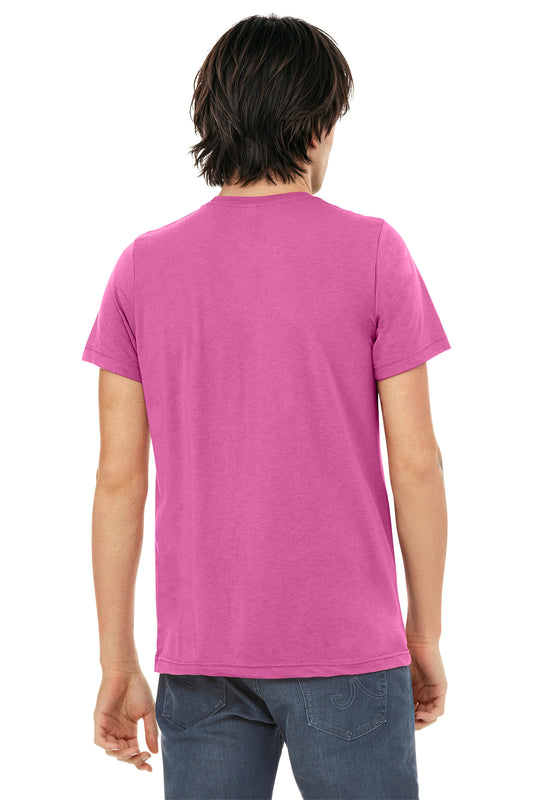 Bella+Canvas Unisex Triblend Short Sleeve Tee BC3413 Charity Pink Triblend
