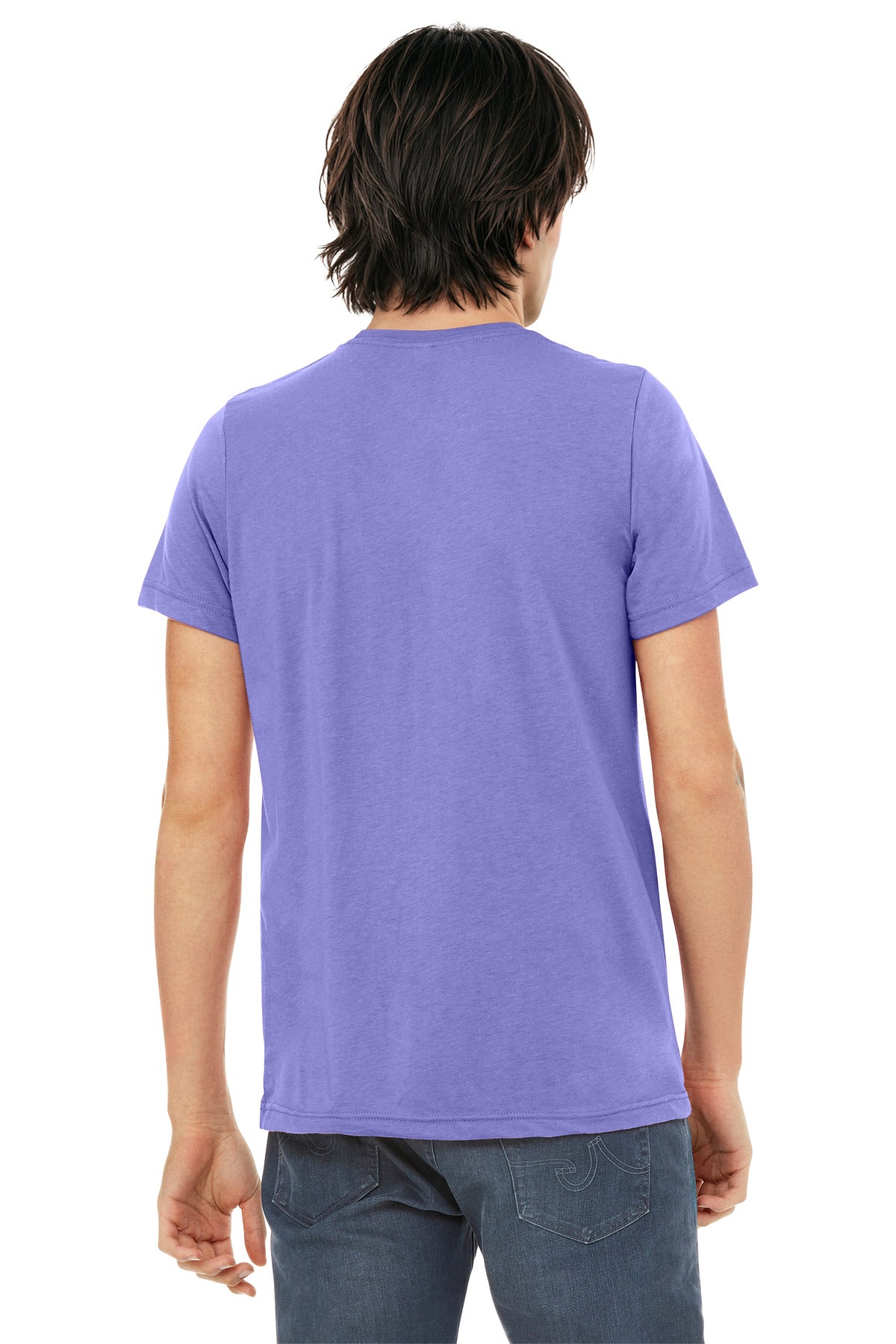 Bella+Canvas Unisex Triblend Short Sleeve Tee BC3413 Dark Lavender Triblend