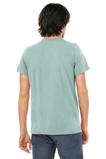 Bella+Canvas Unisex Triblend Short Sleeve Tee BC3413 Dusty Blue Triblend