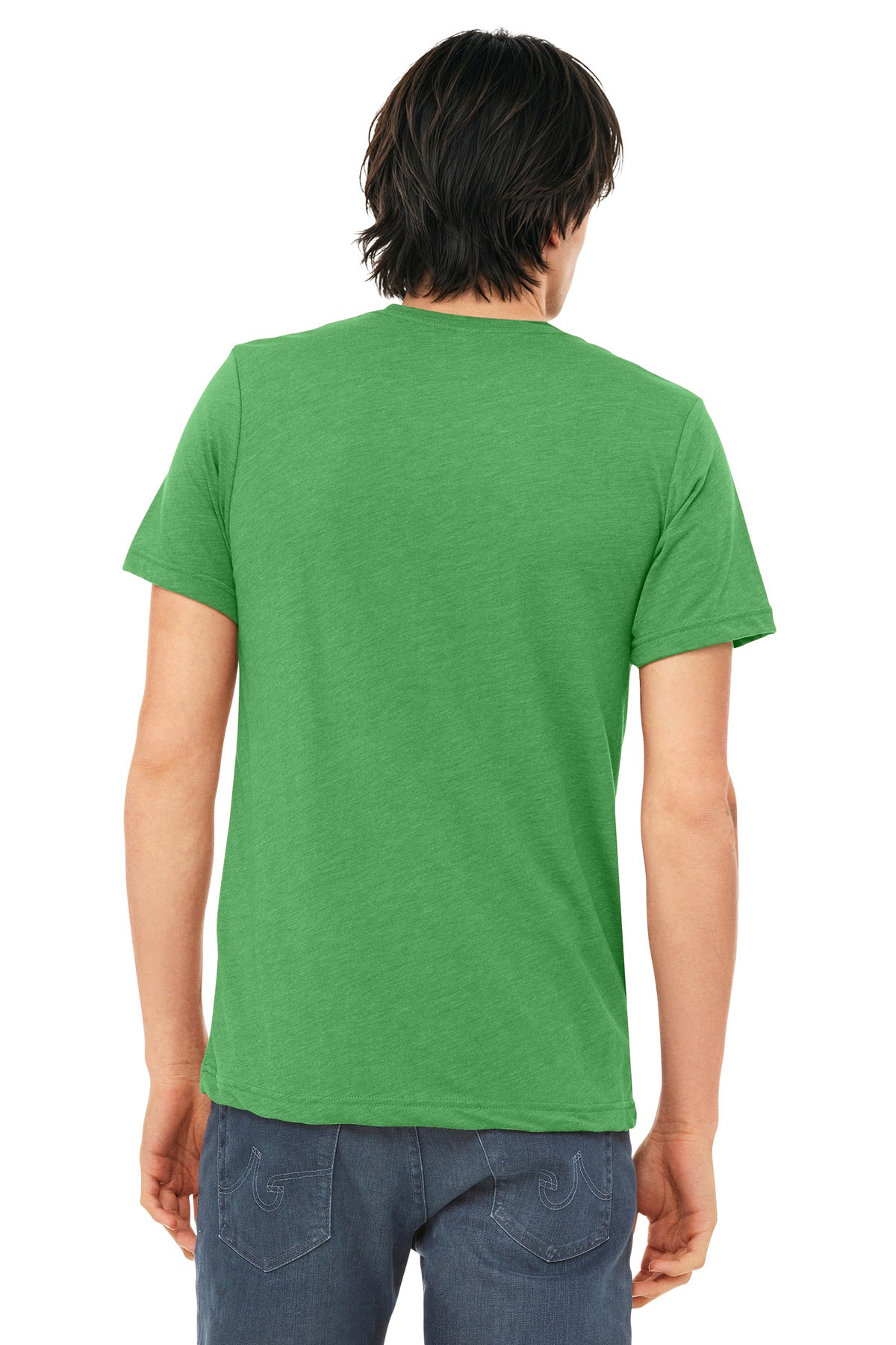 Bella+Canvas Unisex Triblend Short Sleeve Tee BC3413 Green Triblend