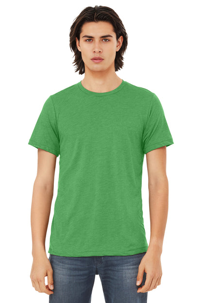 Bella+Canvas Unisex Triblend Short Sleeve Tee BC3413 Green Triblend