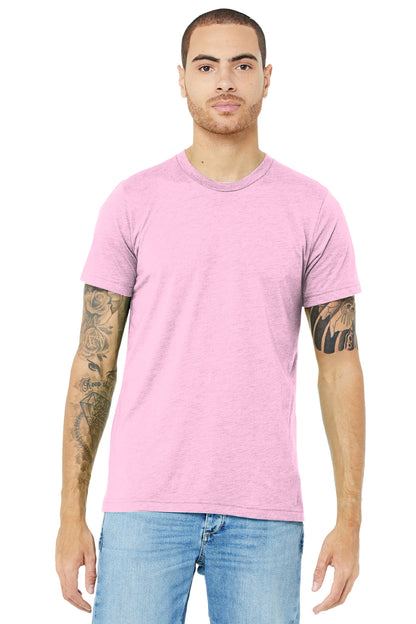 BELLA+CANVAS  Unisex Triblend Short Sleeve Tee. BC3413 Lilac Triblend