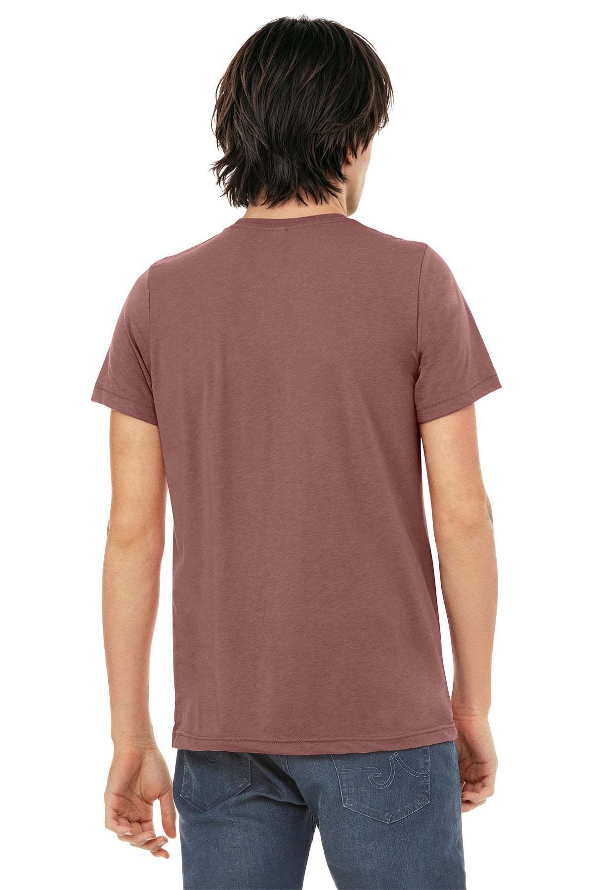 Bella+Canvas Unisex Triblend Short Sleeve Tee BC3413 Mauve Triblend