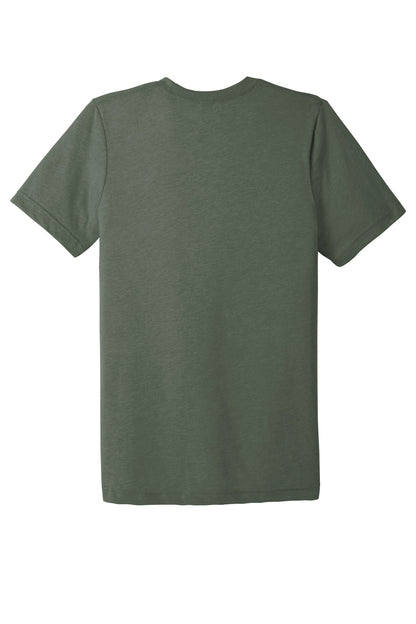 Bella+Canvas Unisex Triblend Short Sleeve Tee BC3413 Military Green Triblend
