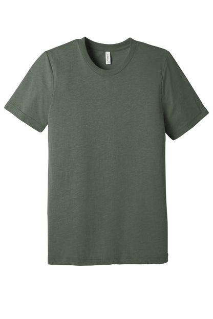 Bella+Canvas Unisex Triblend Short Sleeve Tee BC3413 Military Green Triblend