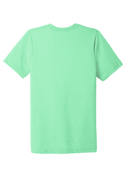 Bella+Canvas Unisex Triblend Short Sleeve Tee BC3413 Mint Triblend