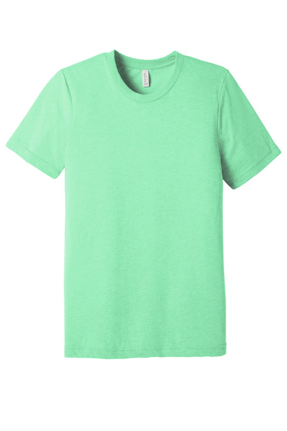 Bella+Canvas Unisex Triblend Short Sleeve Tee BC3413 Mint Triblend