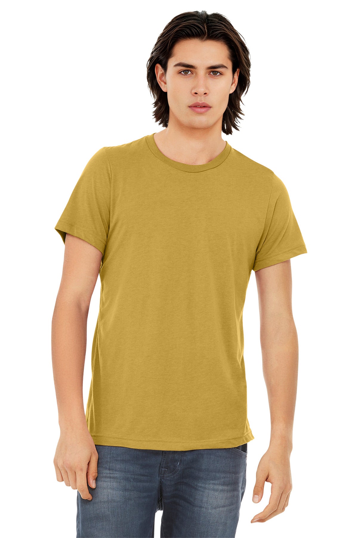 Bella+Canvas Unisex Triblend Short Sleeve Tee BC3413 Mustard Triblend