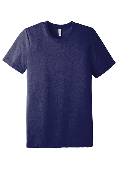 BELLA+CANVAS  Unisex Triblend Short Sleeve Tee. BC3413 Navy Triblend