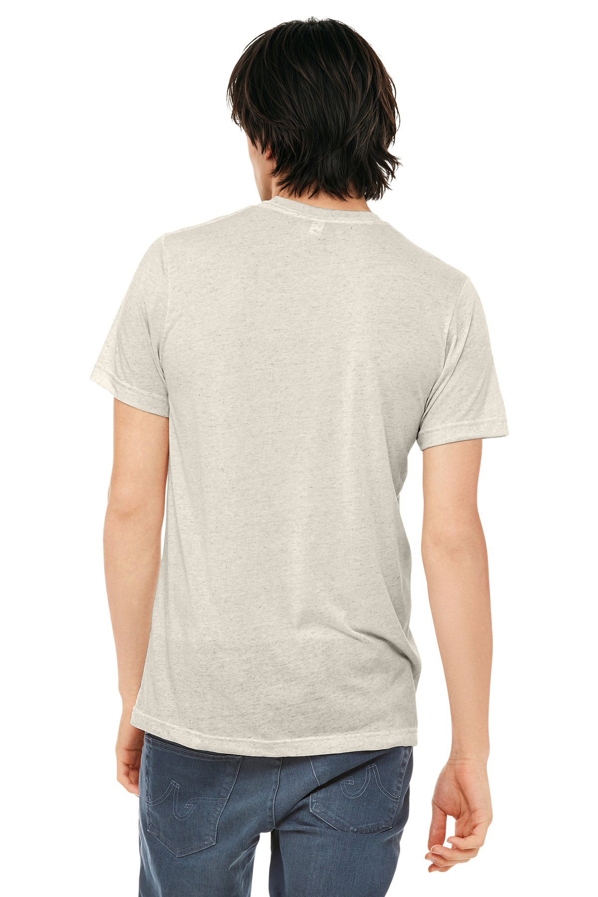 Bella+Canvas Unisex Triblend Short Sleeve Tee BC3413 Oatmeal Triblend