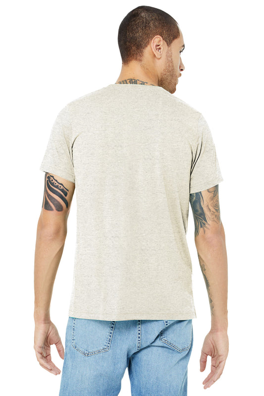 BELLA+CANVAS  Unisex Triblend Short Sleeve Tee. BC3413 Oatmeal Triblend