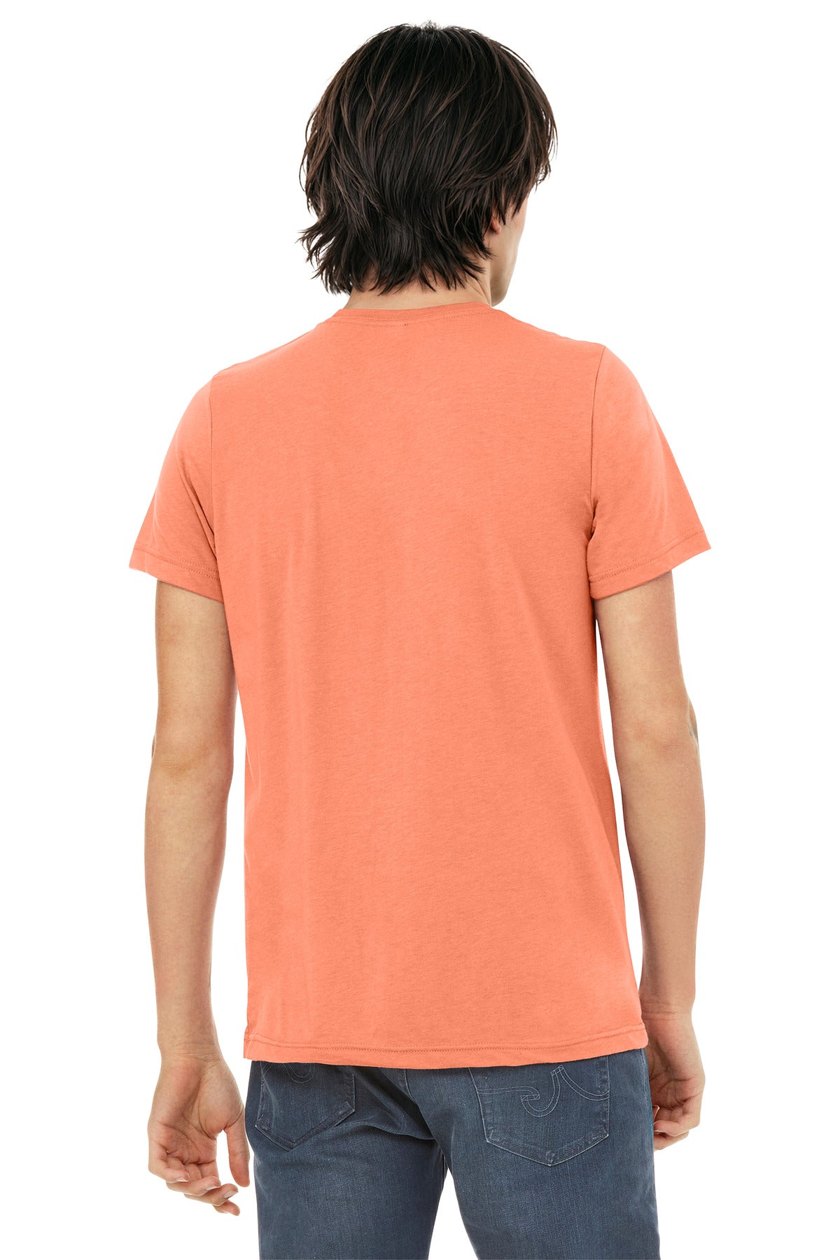Bella+Canvas Unisex Triblend Short Sleeve Tee BC3413 Orange Triblend