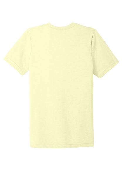 Bella+Canvas Unisex Triblend Short Sleeve Tee BC3413 Pale Yellow Triblend