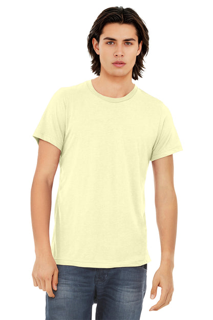 Bella+Canvas Unisex Triblend Short Sleeve Tee BC3413 Pale Yellow Triblend