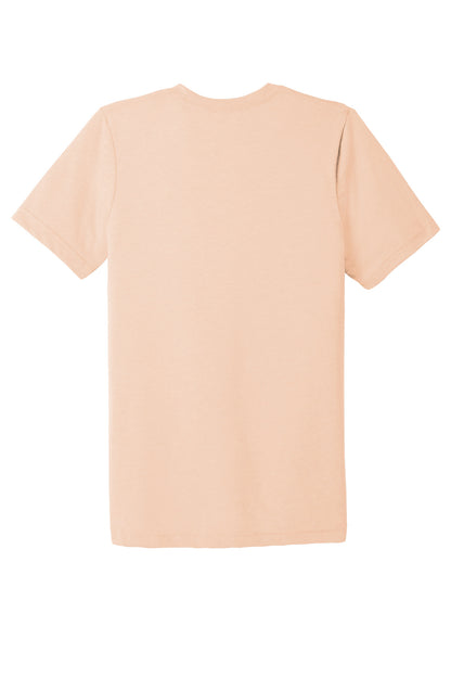 Bella+Canvas Unisex Triblend Short Sleeve Tee BC3413 Peach Triblend