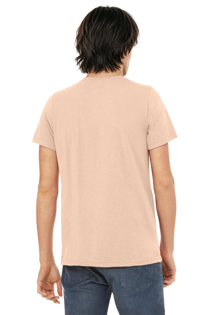 Bella+Canvas Unisex Triblend Short Sleeve Tee BC3413 Peach Triblend