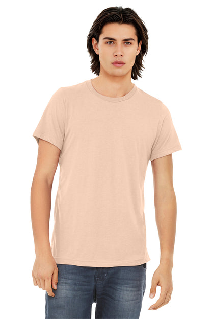 Bella+Canvas Unisex Triblend Short Sleeve Tee BC3413 Peach Triblend