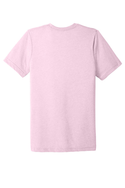 Bella+Canvas Unisex Triblend Short Sleeve Tee BC3413 Pink Triblend