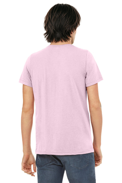 Bella+Canvas Unisex Triblend Short Sleeve Tee BC3413 Pink Triblend