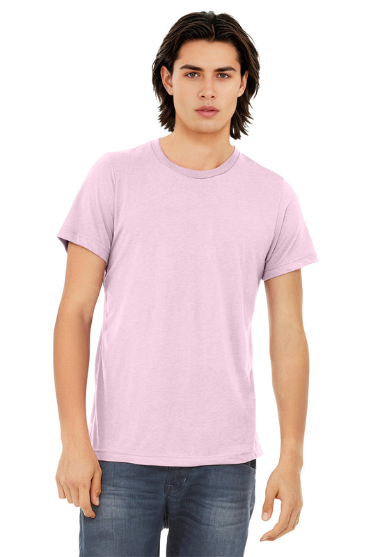 Bella+Canvas Unisex Triblend Short Sleeve Tee BC3413 Pink Triblend