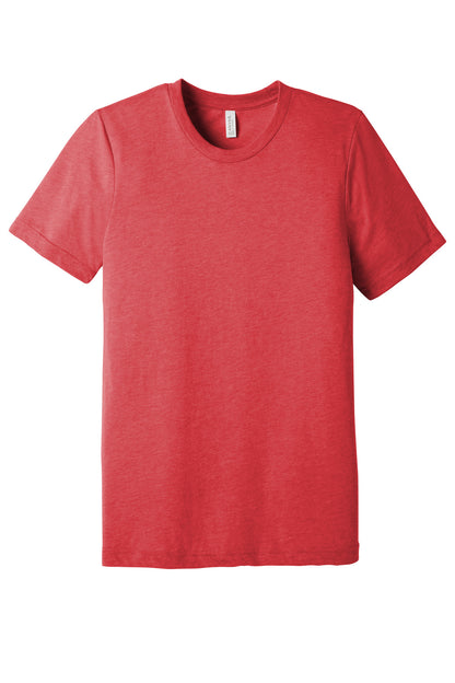 Bella+Canvas Unisex Triblend Short Sleeve Tee BC3413 Red Triblend