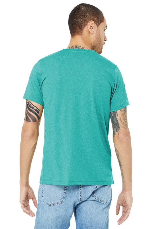 BELLA+CANVAS  Unisex Triblend Short Sleeve Tee. BC3413 Sea Green Triblend