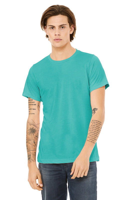 BELLA+CANVAS  Unisex Triblend Short Sleeve Tee. BC3413 Sea Green Triblend