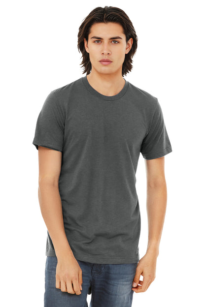 Bella+Canvas Unisex Triblend Short Sleeve Tee BC3413 Solid Asphalt Triblend
