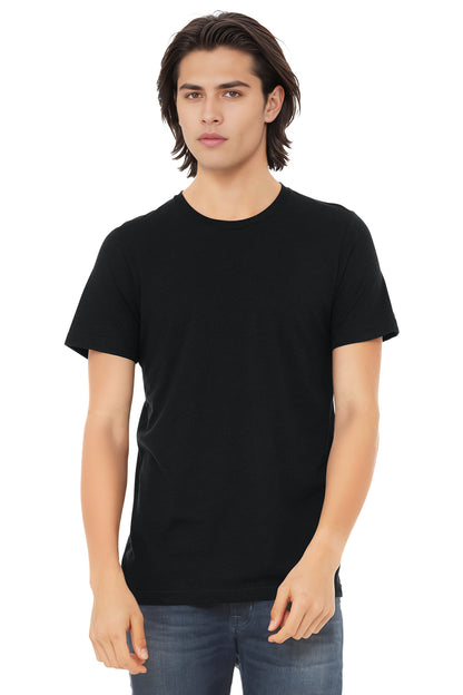 Bella+Canvas Unisex Triblend Short Sleeve Tee BC3413 Solid Black Triblend
