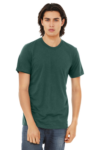 Bella+Canvas Unisex Triblend Short Sleeve Tee BC3413 Solid Forest Triblend