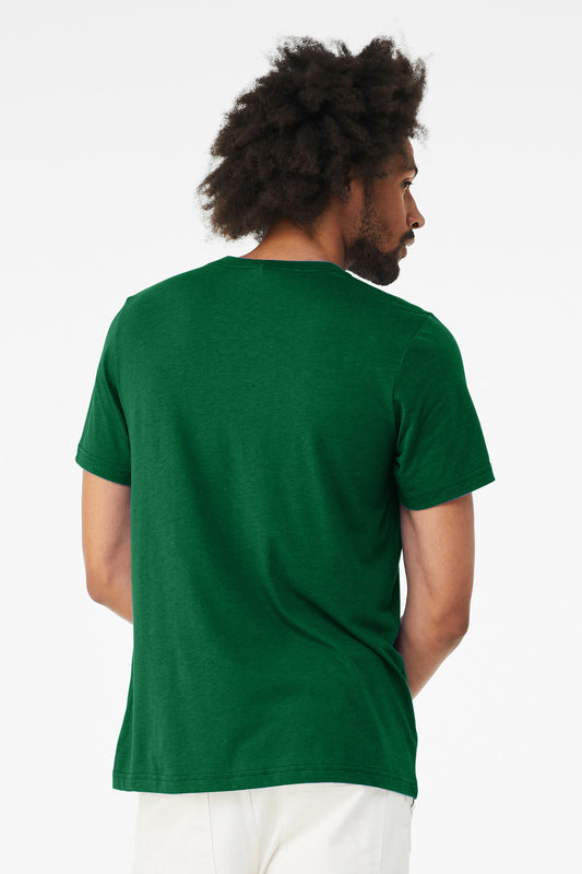 BELLA+CANVAS  Unisex Triblend Short Sleeve Tee. BC3413 Kelly Triblend