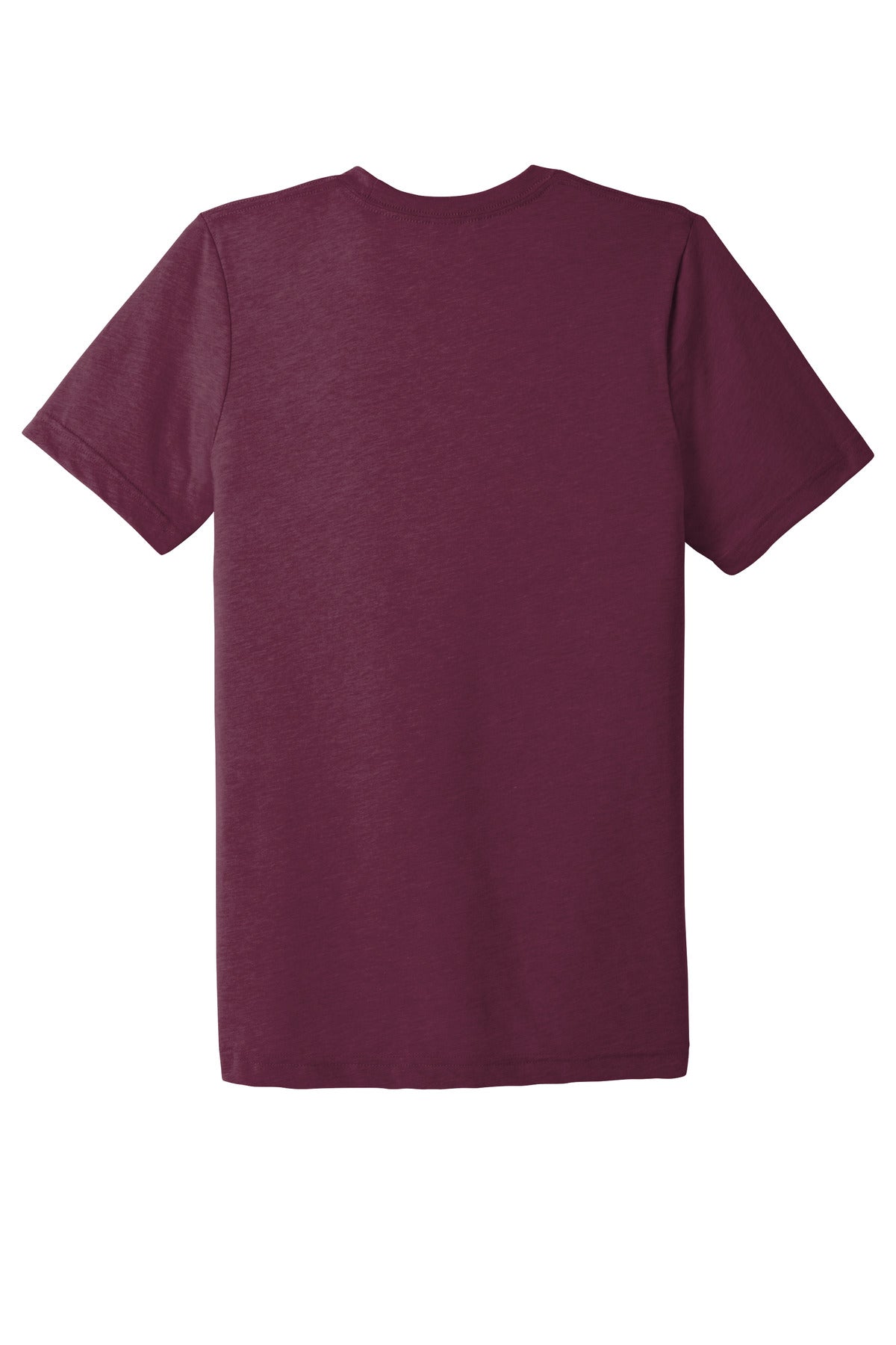 BELLA+CANVAS  Unisex Triblend Short Sleeve Tee. BC3413 Solid Maroon Triblend