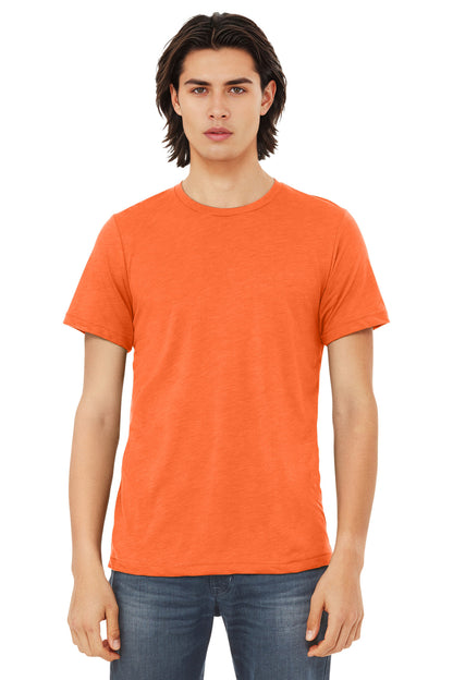 Bella+Canvas Unisex Triblend Short Sleeve Tee BC3413 Solid Orange Triblend