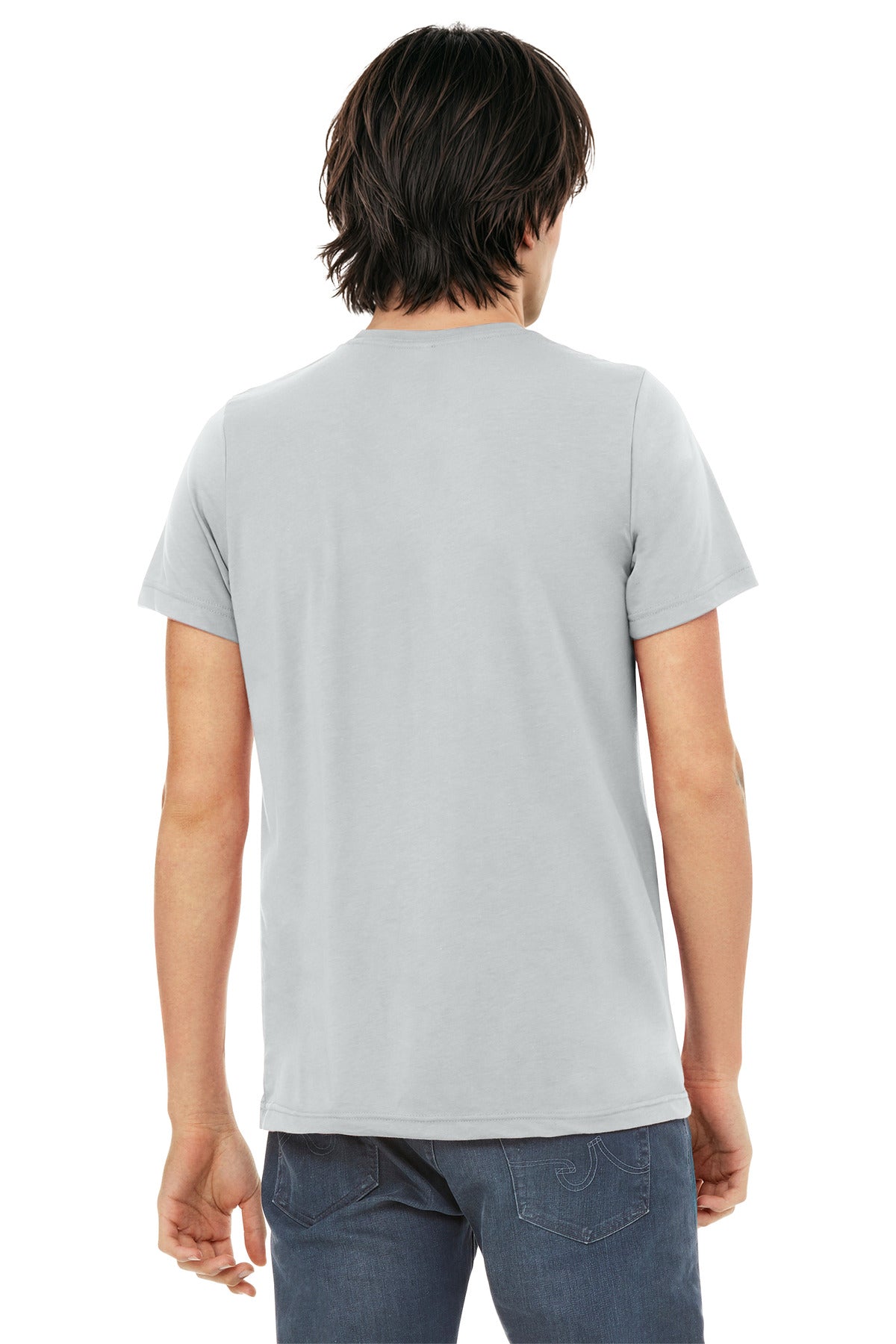 Bella+Canvas Unisex Triblend Short Sleeve Tee BC3413 Solid Silver Triblend