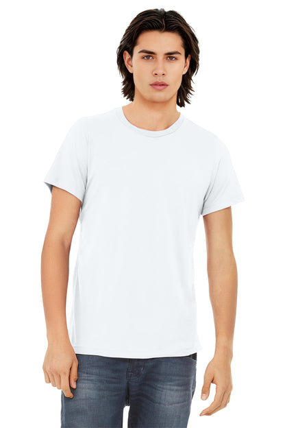 Bella+Canvas Unisex Triblend Short Sleeve Tee BC3413 Solid White Triblend