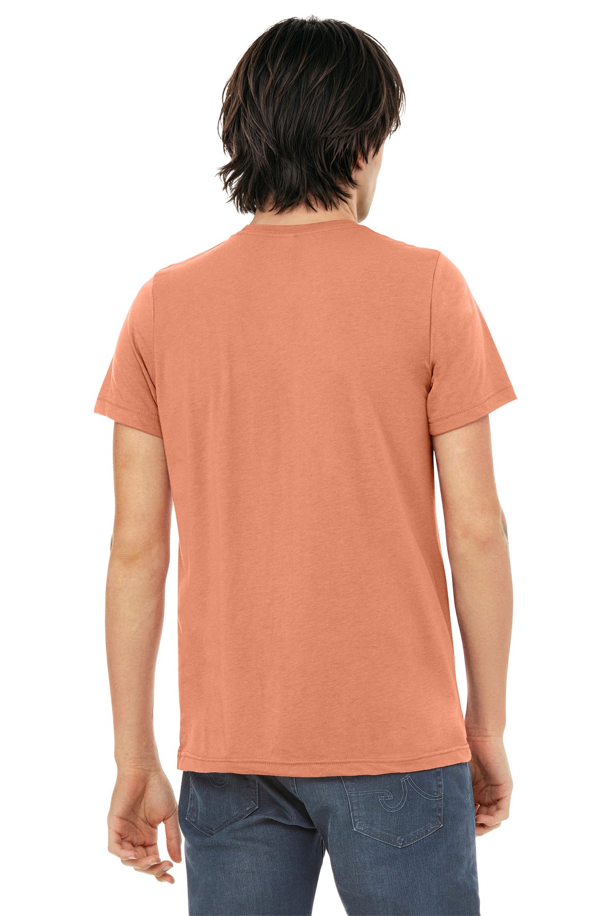 Bella+Canvas Unisex Triblend Short Sleeve Tee BC3413 Sunset Triblend