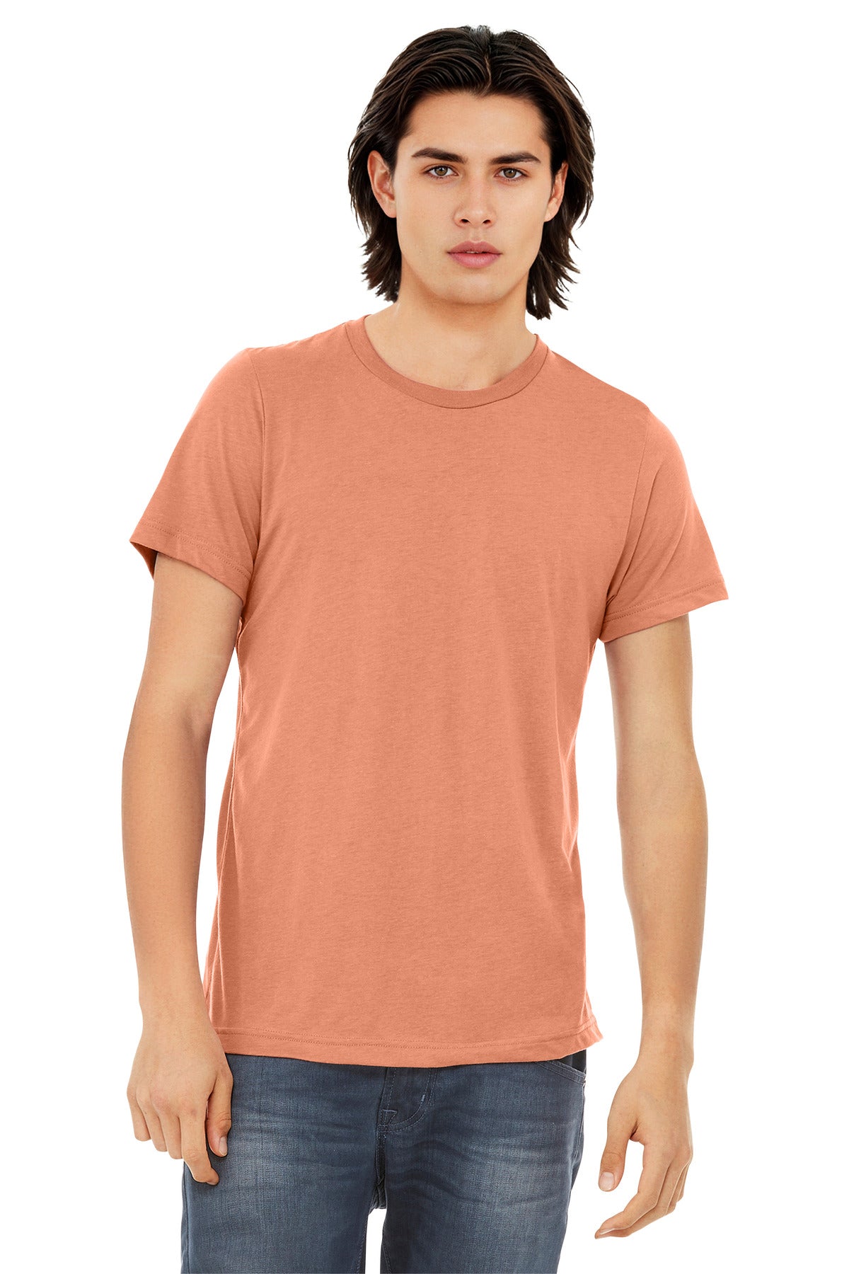 Bella+Canvas Unisex Triblend Short Sleeve Tee BC3413 Sunset Triblend