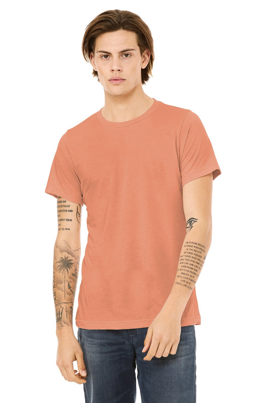 BELLA+CANVAS  Unisex Triblend Short Sleeve Tee. BC3413 Sunset Triblend