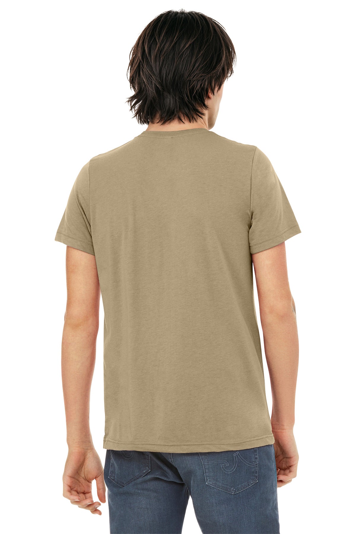 Bella+Canvas Unisex Triblend Short Sleeve Tee BC3413 Tan Triblend