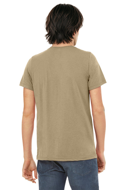 Bella+Canvas Unisex Triblend Short Sleeve Tee BC3413 Tan Triblend