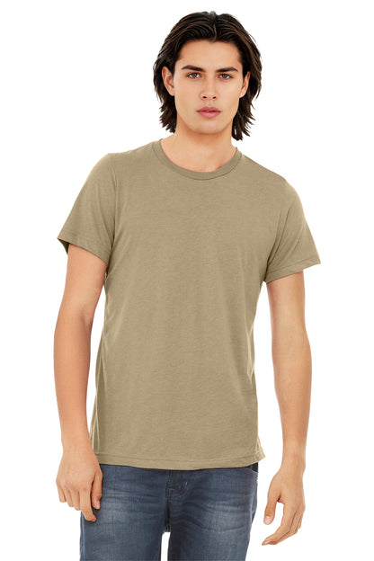 Bella+Canvas Unisex Triblend Short Sleeve Tee BC3413 Tan Triblend