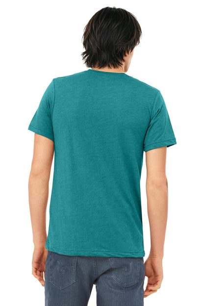 Bella+Canvas Unisex Triblend Short Sleeve Tee BC3413 Teal Triblend