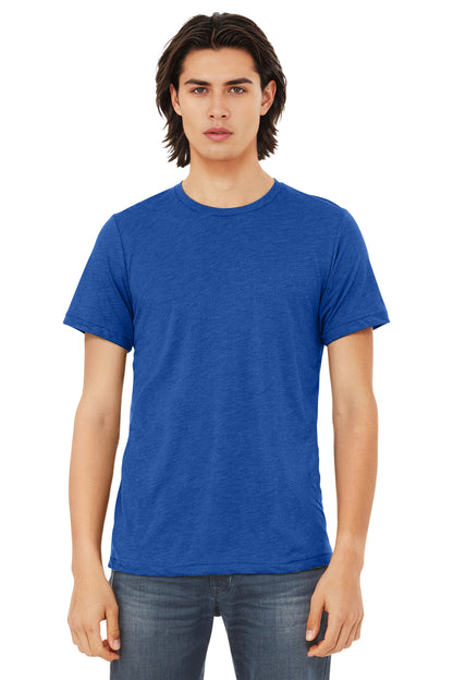 Bella+Canvas Unisex Triblend Short Sleeve Tee BC3413 True Royal Triblend