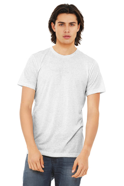 Bella+Canvas Unisex Triblend Short Sleeve Tee BC3413 White Fleck Triblend