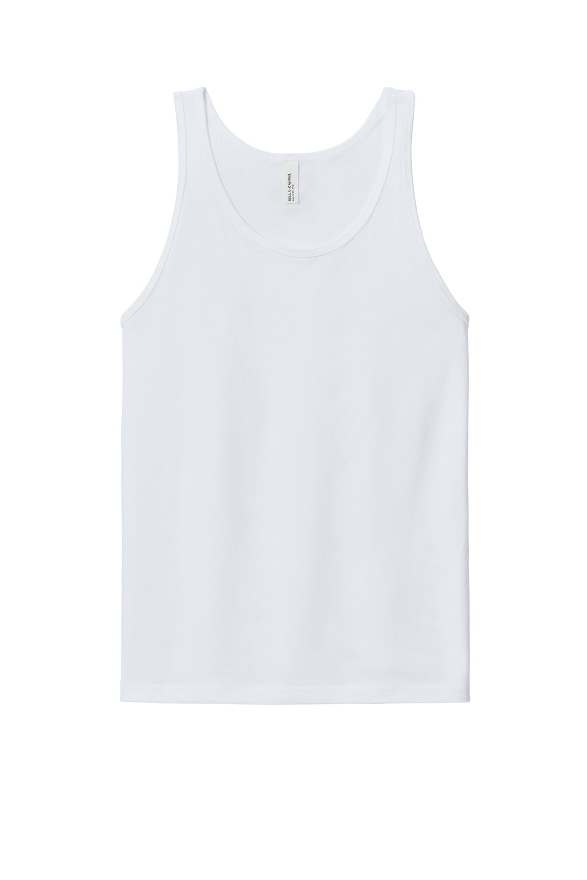 Bella+Canvas Unisex Heather CVC Tank BC3480CVC Solid White Blend