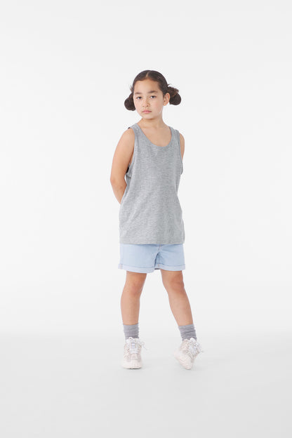BELLA+CANVAS Youth Heather CVC Tank BC3480YCVC Athletic Heather
