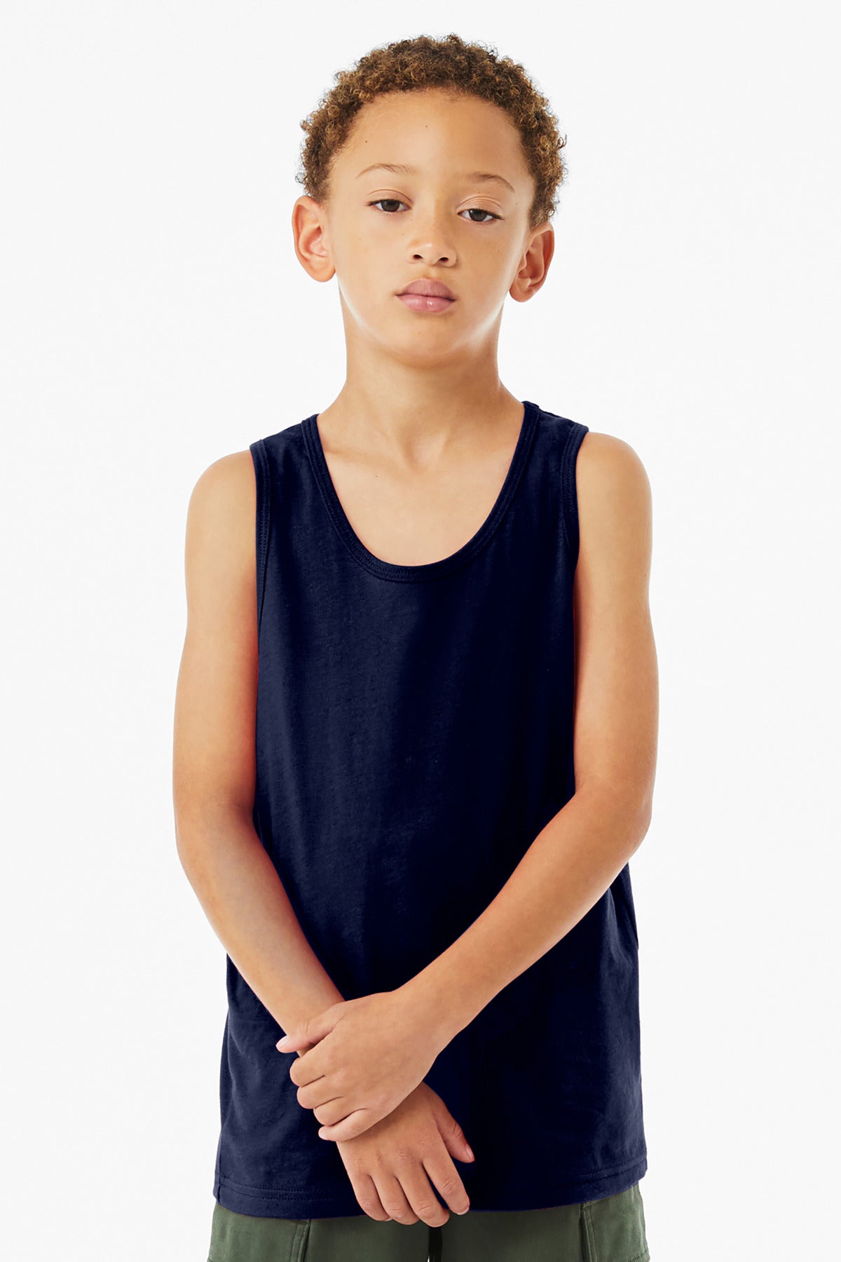 BELLA+CANVAS Youth Jersey Tank BC3480Y Navy