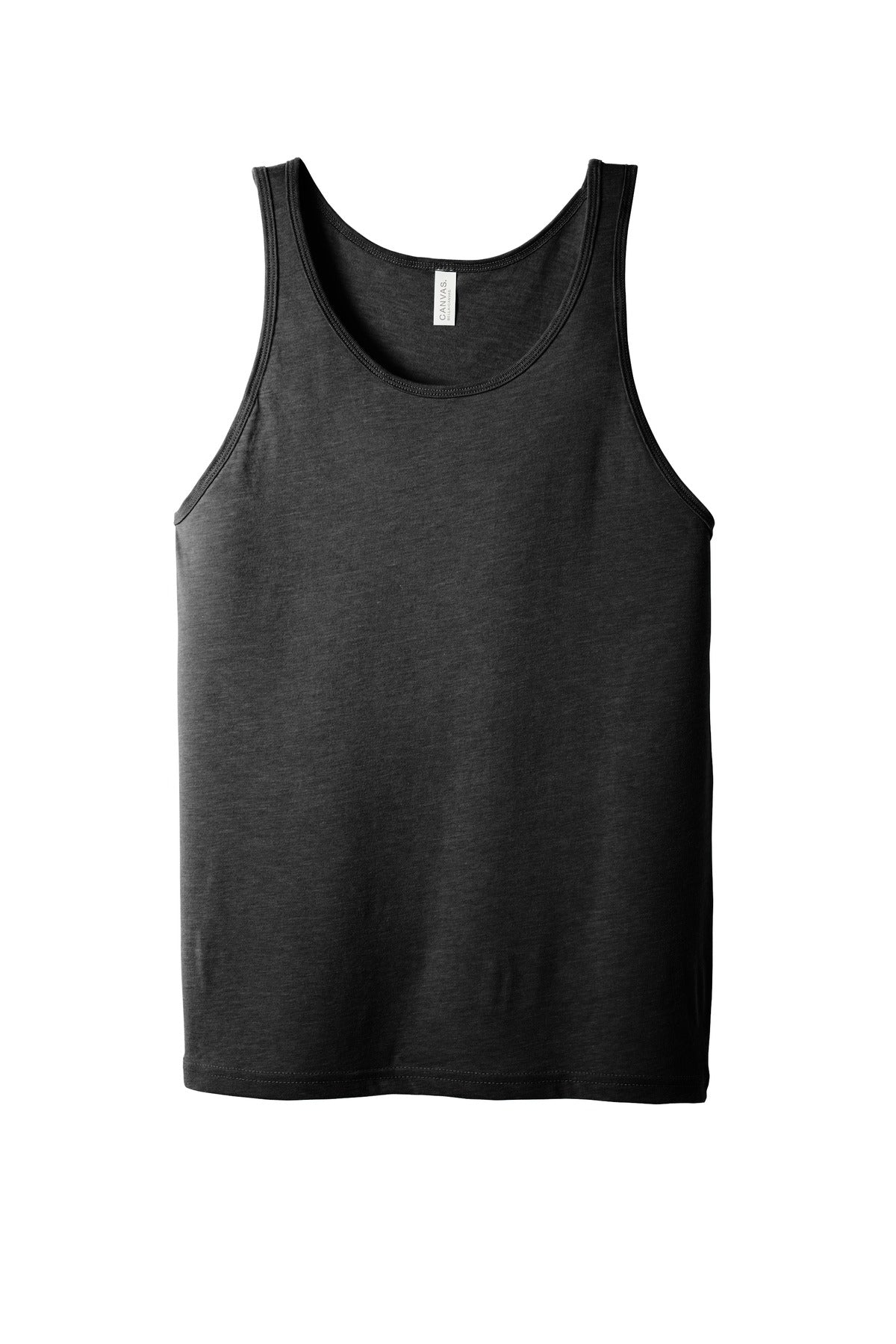 BELLA+CANVAS  Unisex Jersey Tank. BC3480 Charcoal-Black Triblend