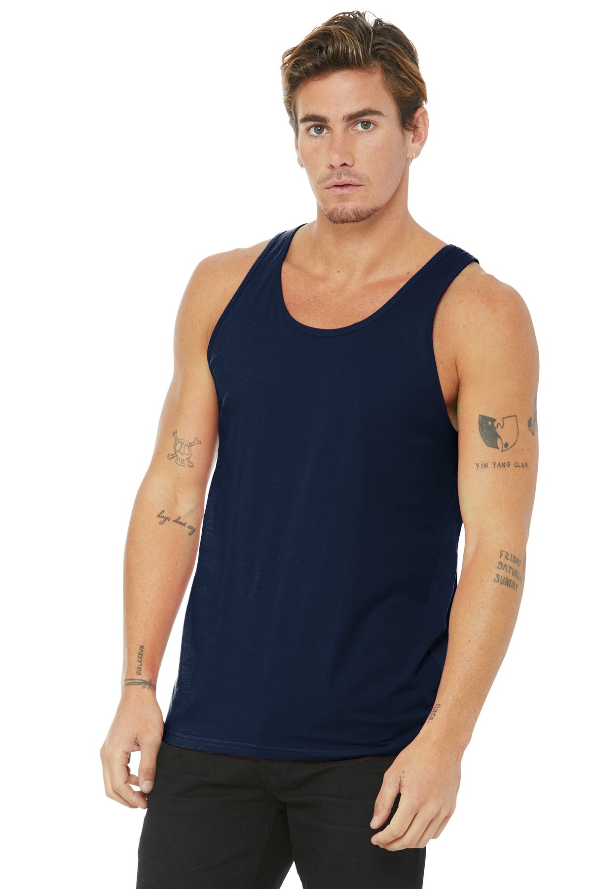 BELLA+CANVAS  Unisex Jersey Tank. BC3480 Navy