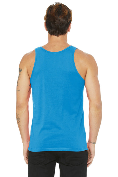 Bella+Canvas Unisex Jersey Tank BC3480 Neon Blue